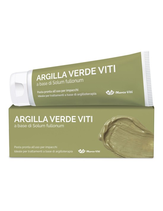 Marco Viti Argilla Verde - Pasta pronta per impacchi lenitivi e antinfiammatori, 250 ml