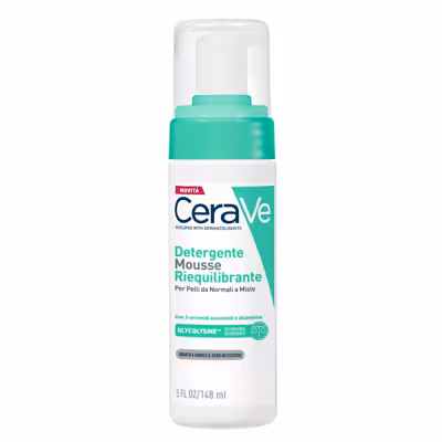 CeraVe Detergente Mousse Riequilibrante per Pelle da Normale a Mista, 148ml