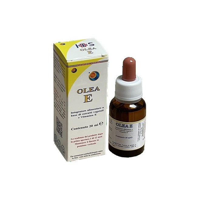 Herboplanet Olea E Integratore di Vitamina E Antiossidante in Gocce, 20ml
