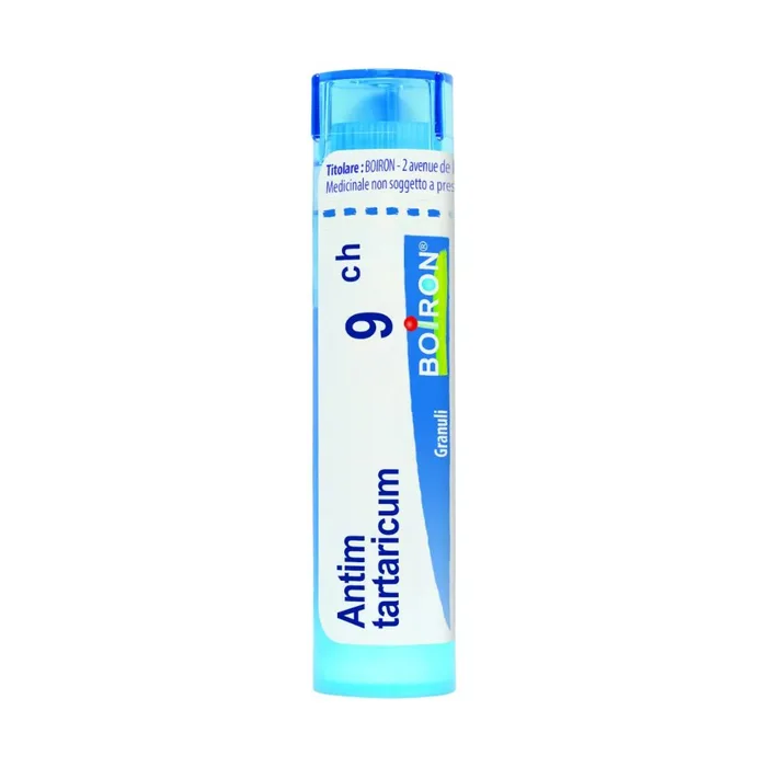 Antimonium Tartaricum 9 Ch Medicinale Omeopatico, 80 Granuli