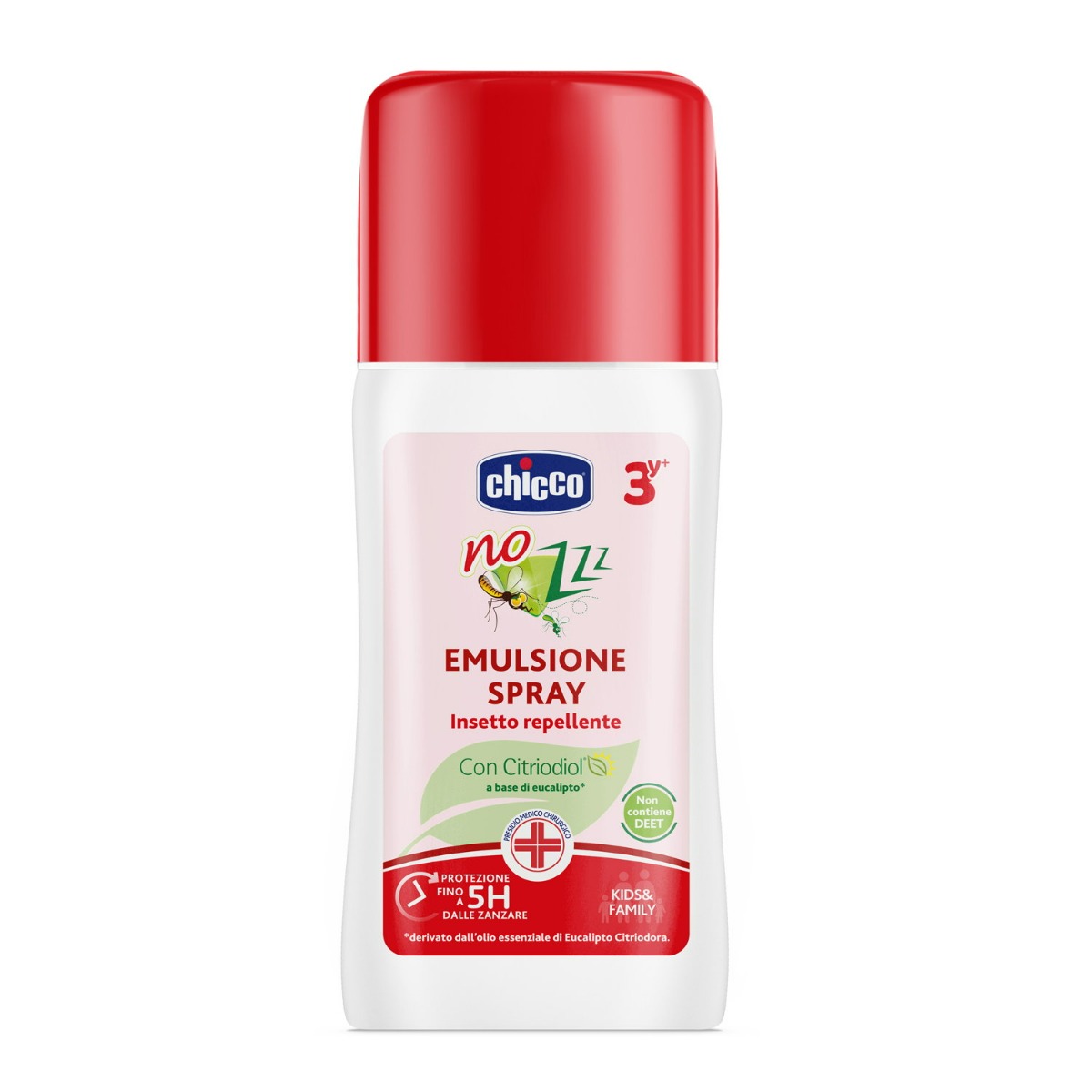 Chicco NOzzz - Emulsione Spray Insetto-repellente 3+ anni, 100ml
