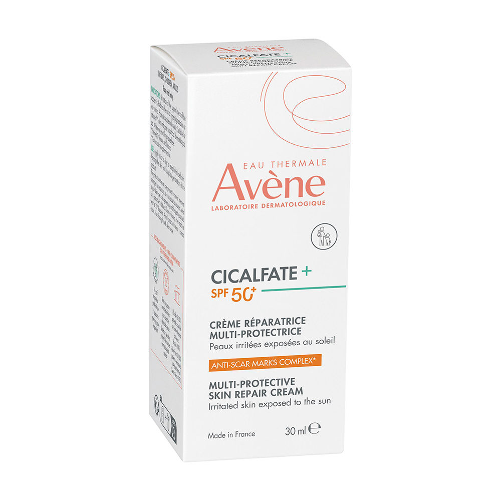 Eau Thermale Avène Cicalfate+ - Crema Ristrutturante Multi-Protettiva SPF50+, 30ml