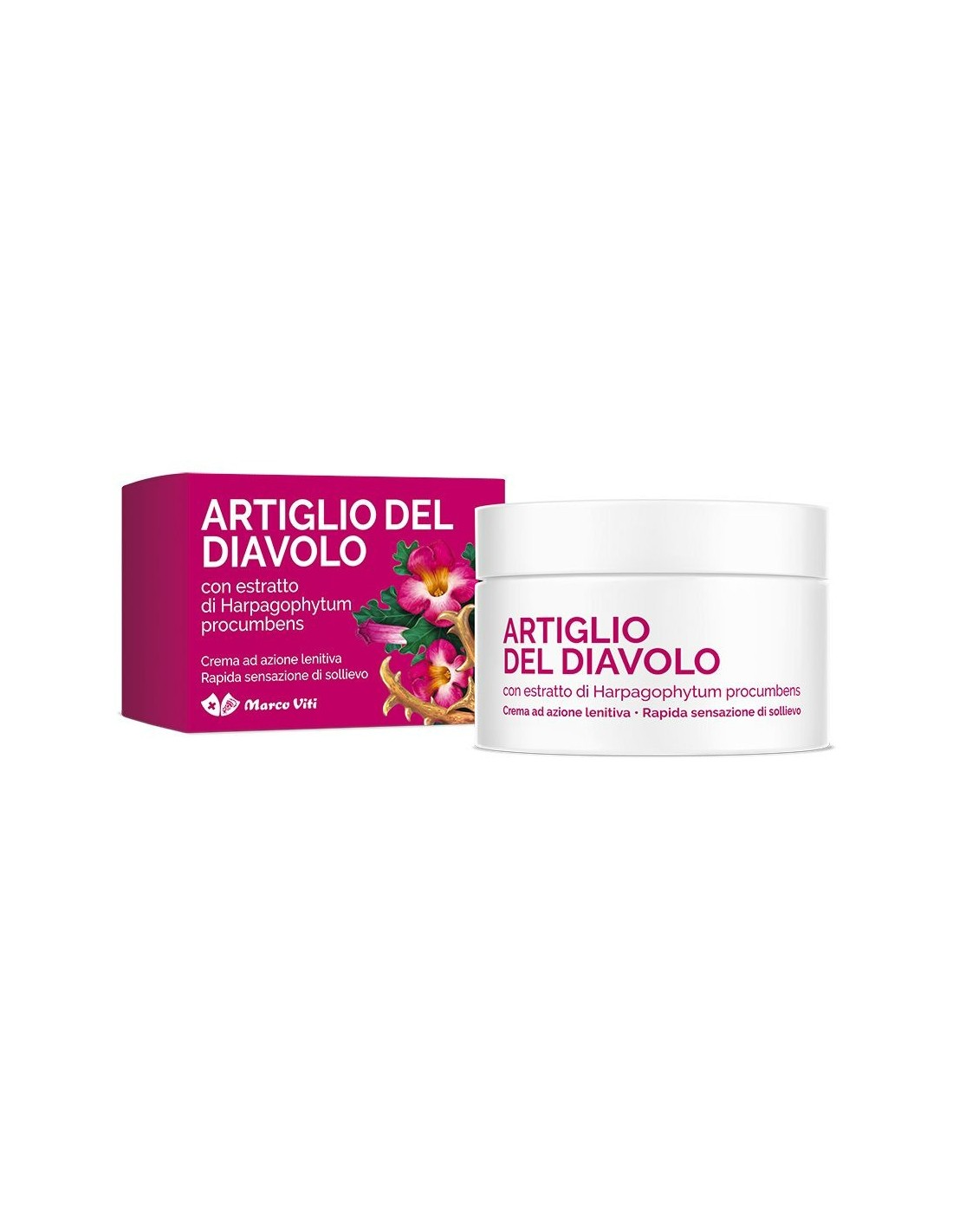 Marco Viti Artiglio del diavolo crema Lenitiva per i fastidi muscolari e articolari, 200 ml