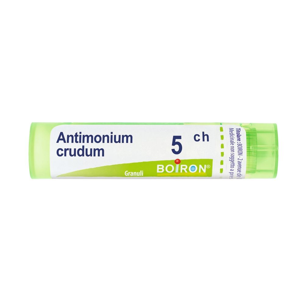Boiron Antimonium Crudum 5CH Rimedio Omeopatico in Granuli, 4g