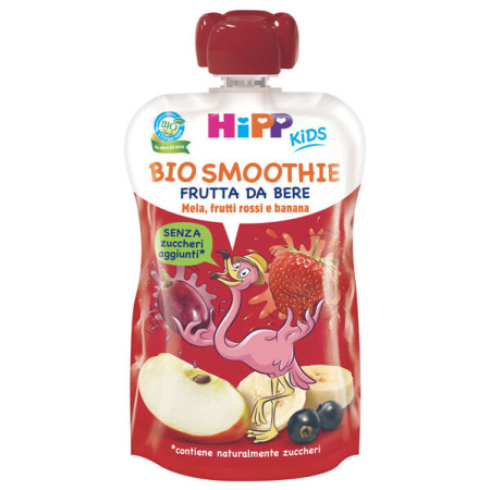 Hipp Smoothie - Frutta Da Bere Mela Frutti Rossi E Banana, 120ml