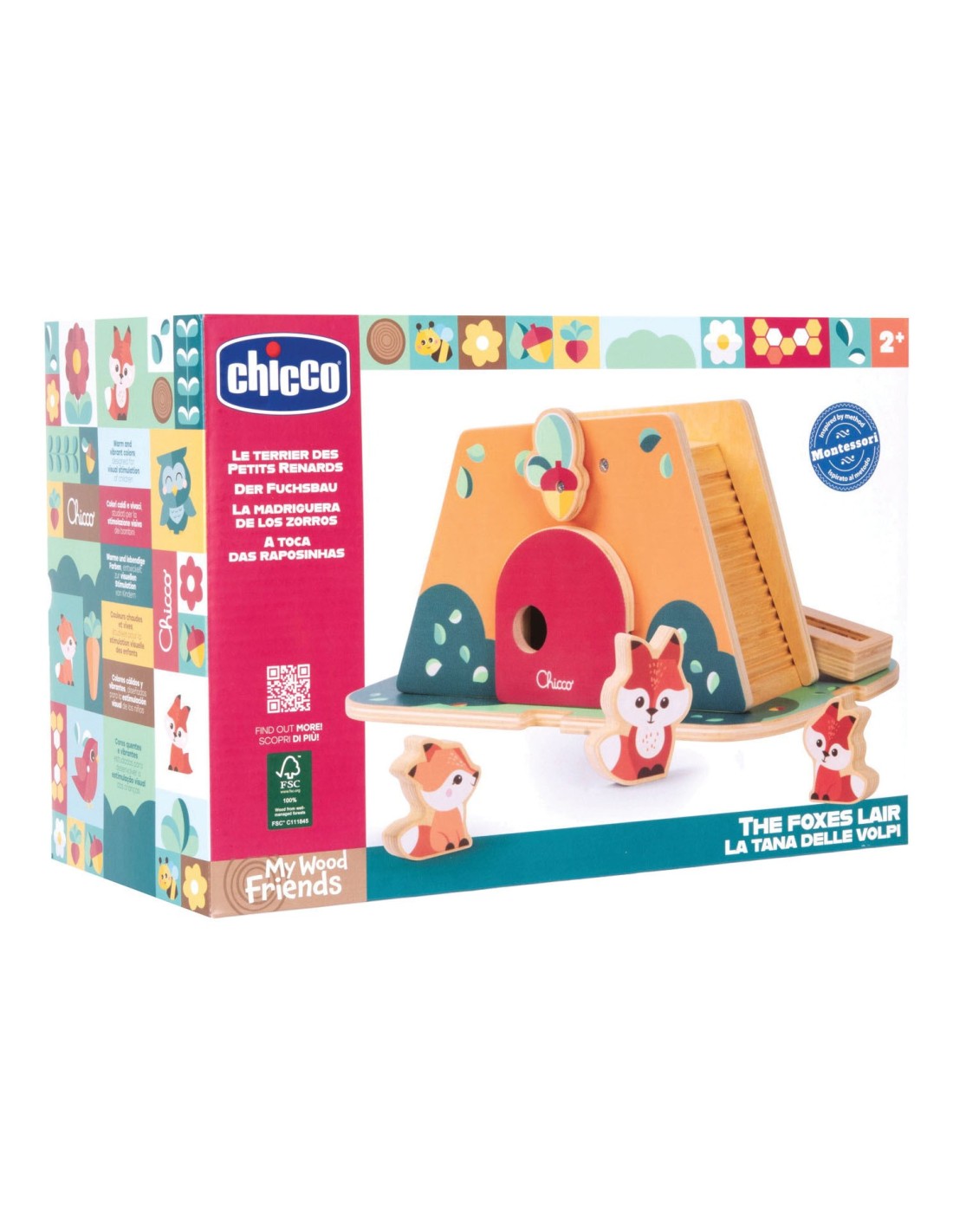 CHICCO GIOCO LEGNO TANA DELLE VOLPI